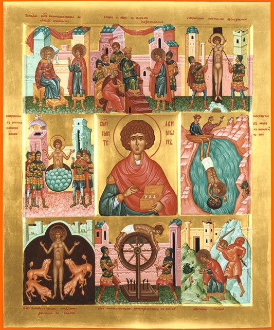 Икона святого Великомученика и Целителя Пантелеимона