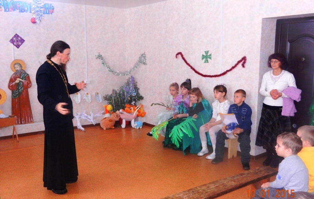 Рождественский Праздник в воскресной школе на Командорской