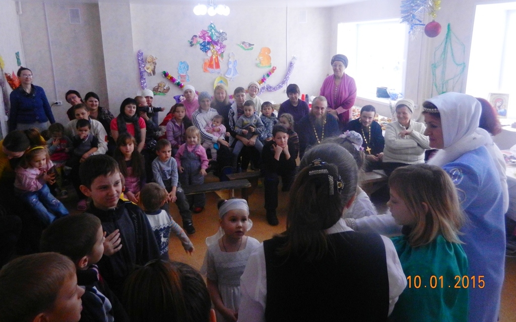 Рождественский Праздник в воскресной школе на Командорской