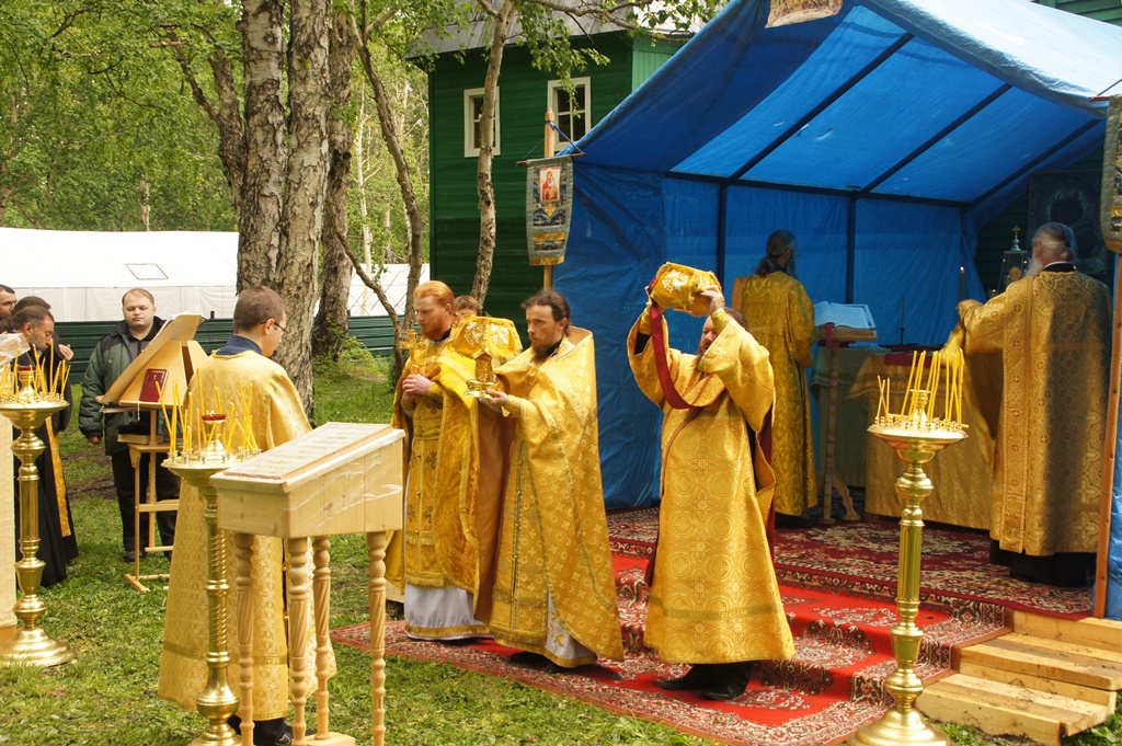 Престольный праздник в скиту мужского монастыря