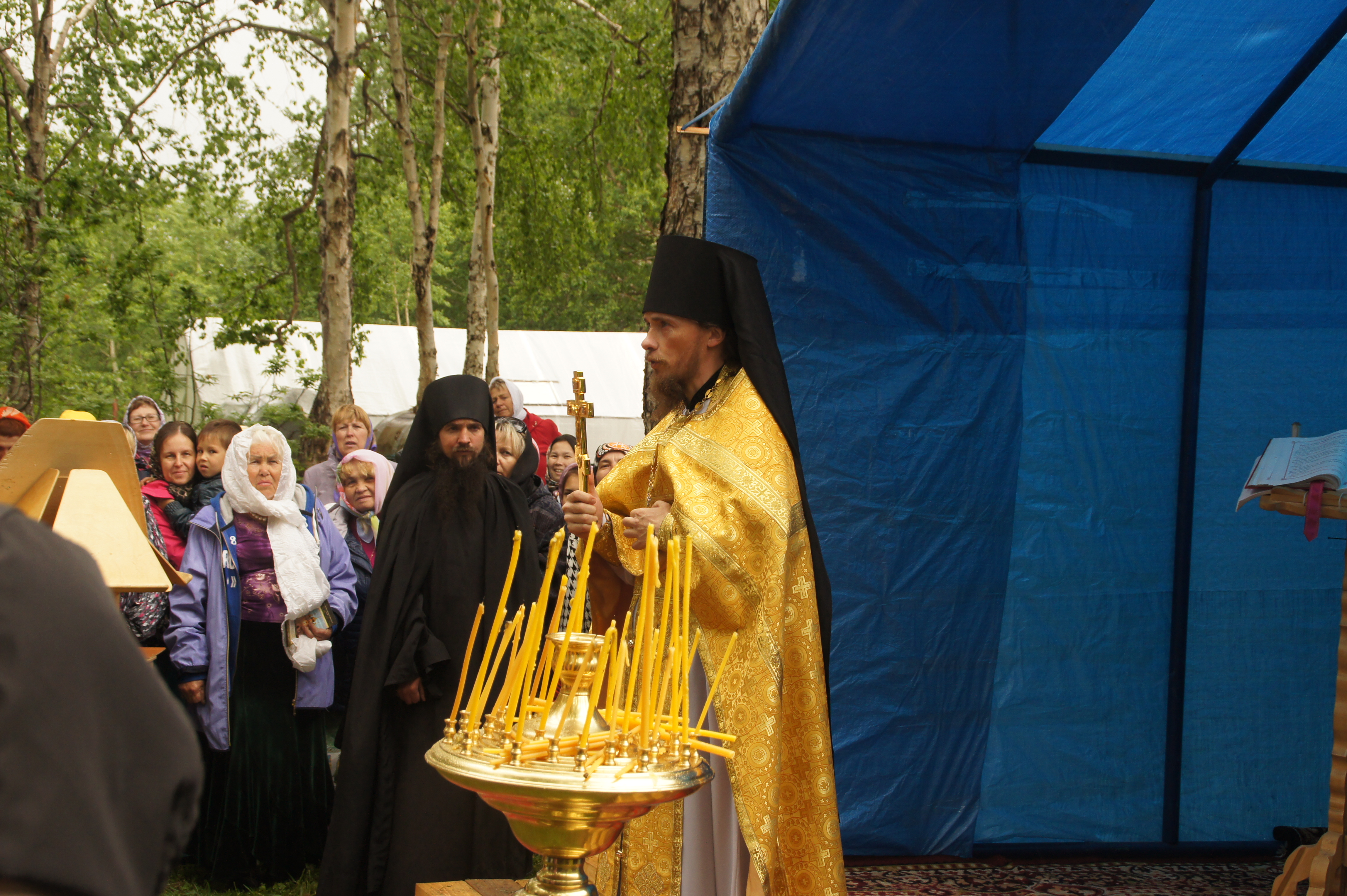 Престольный праздник в скиту мужского монастыря