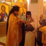Богослужение в Морском соборе в праздник святого праведного Феодора Томского