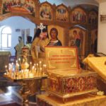 Ковчег с мощами Новомучеников и Исповедников Российских в Морском соборе