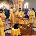 Архиепископ Феодор совершил Божественную литургию и панихиду в годовщину преставления архимандрита Наума ко Господу