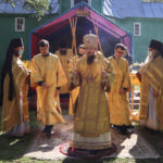 Престольный праздник в Всехсвятском скиту мужского монастыря